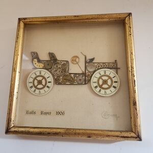 Horological Collage Steampunk   Rolls Royce Silver Ghost Model Corwin Howey